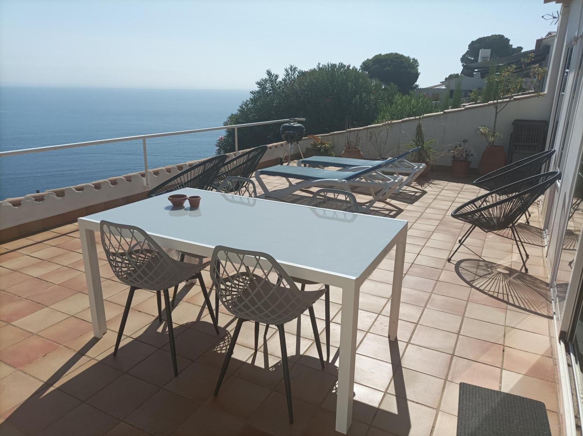 "La Terrasse De La Mer 8" -Climatisation-Wifi-Bbq -Piscine-Parking Begur Ngoại thất bức ảnh