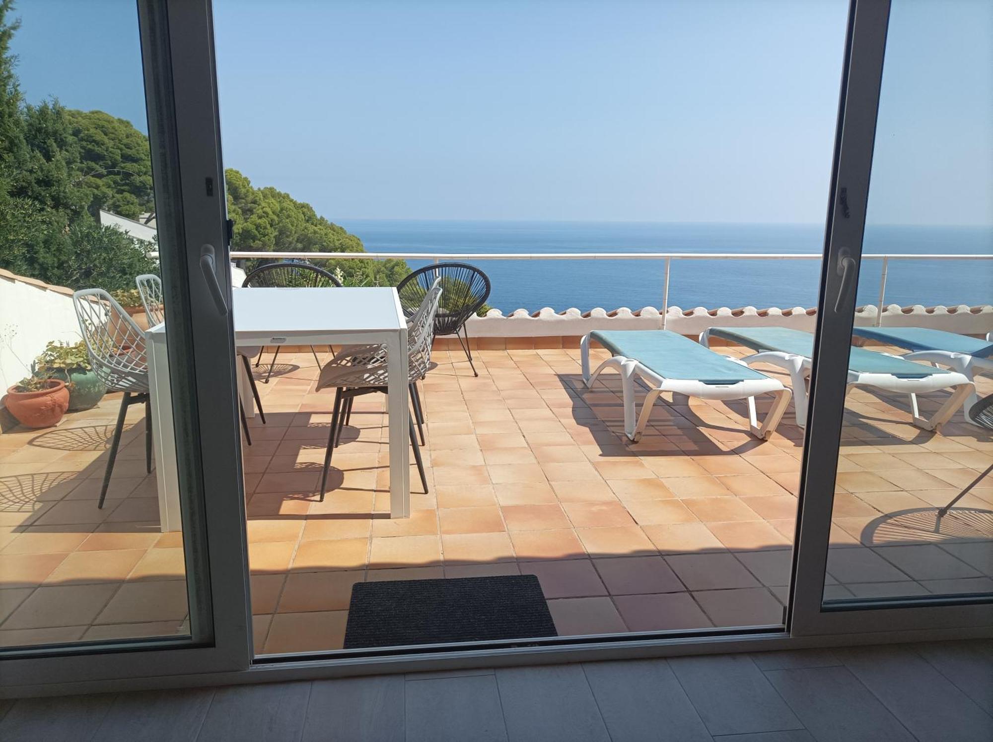"La Terrasse De La Mer 8" -Climatisation-Wifi-Bbq -Piscine-Parking Begur Ngoại thất bức ảnh